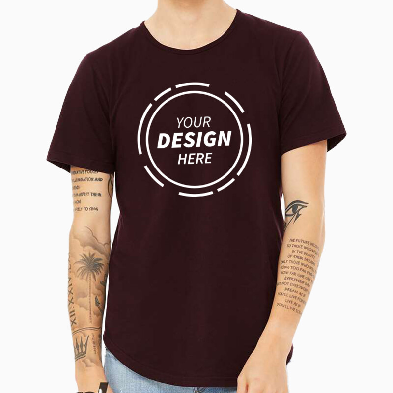 Bella + Canvas Jersey Curved Hem Tee 3003 Jersey Curved Hem Tee Thumbnail