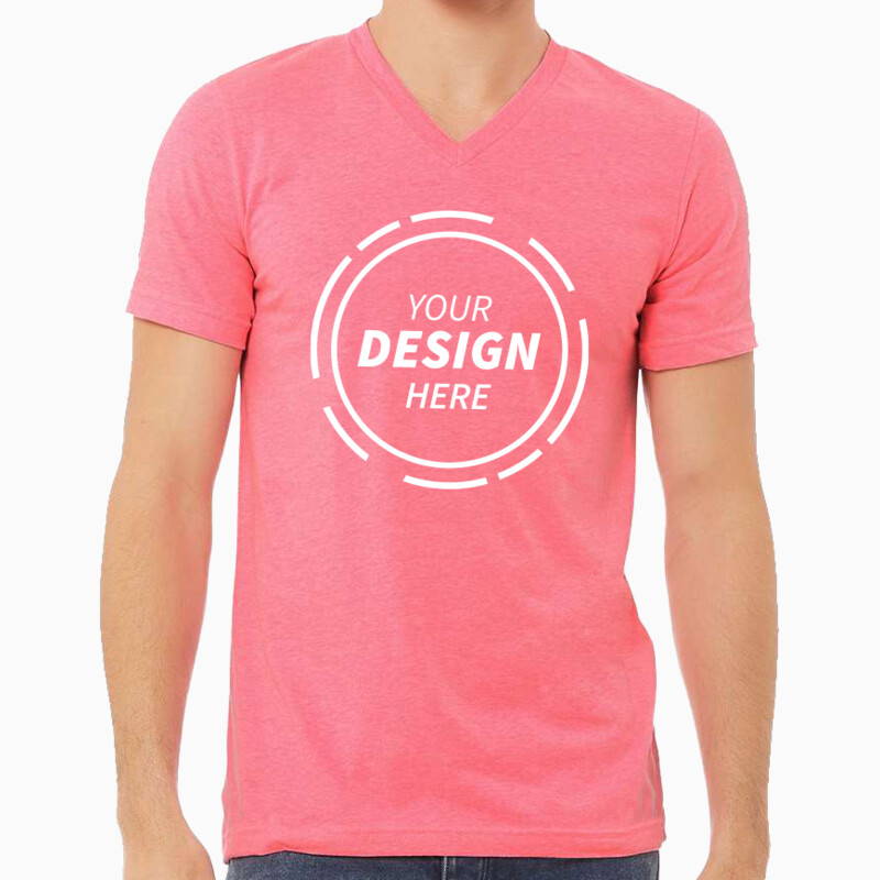 Bella + Canvas Unisex Heather CVC V-Neck Tee 3005CVC Unisex Heather CVC V-Neck Tee Thumbnail