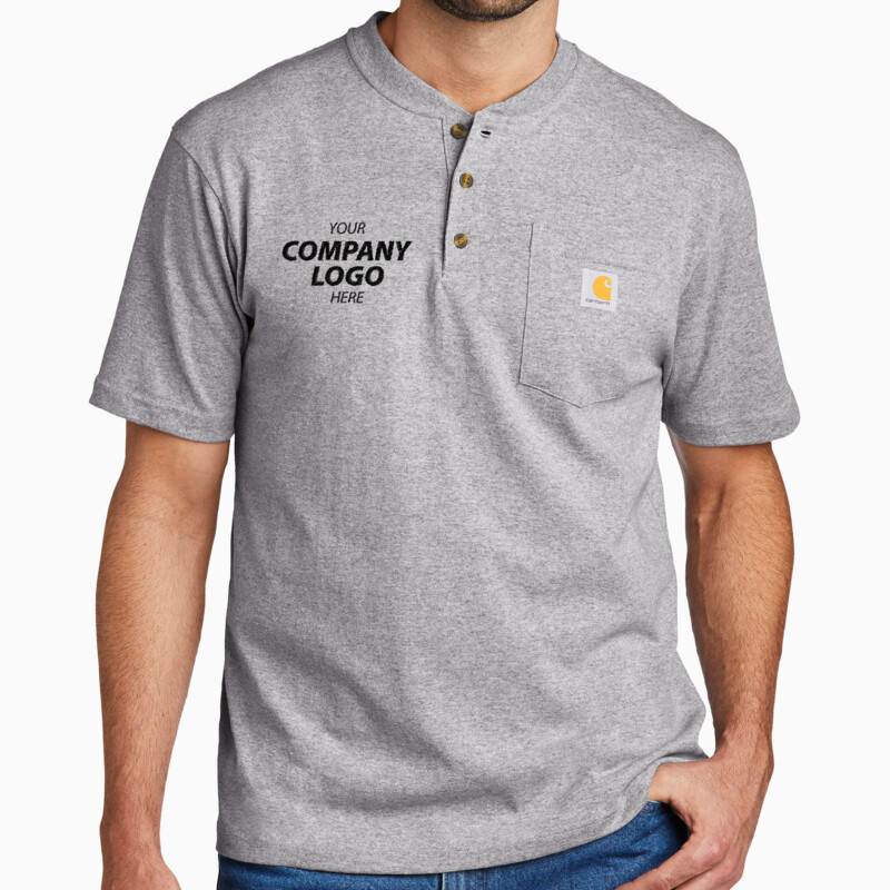 Carhartt Short Sleeve Henley T Shirt CTK84 Short Sleeve Henley T Shirt Thumbnail