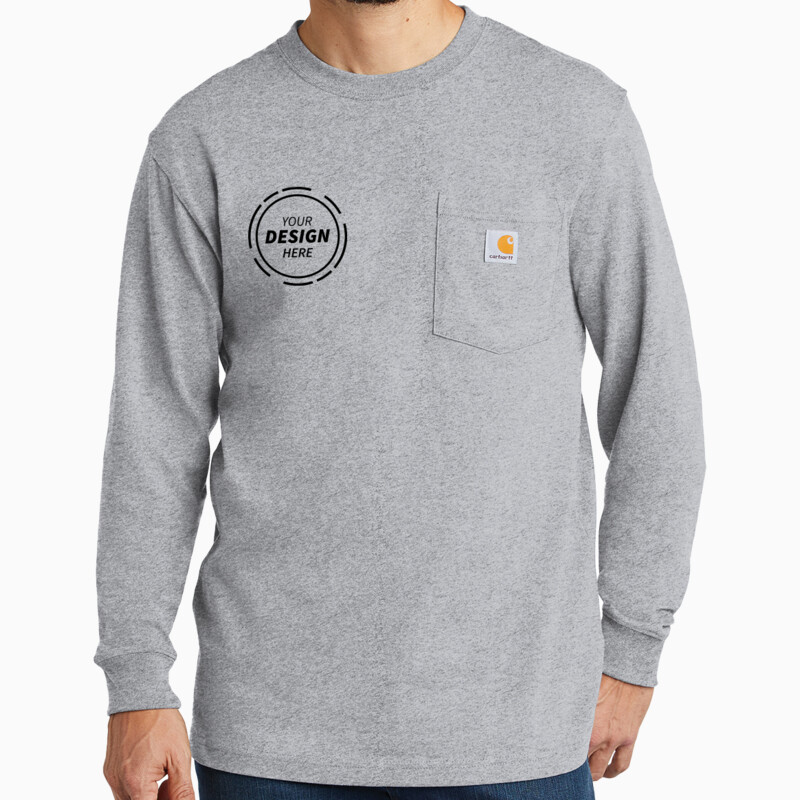 Carhartt Workwear Pocket Long Sleeve T Shirt CTK126 Workwear Pocket Long Sleeve T Shirt Thumbnail