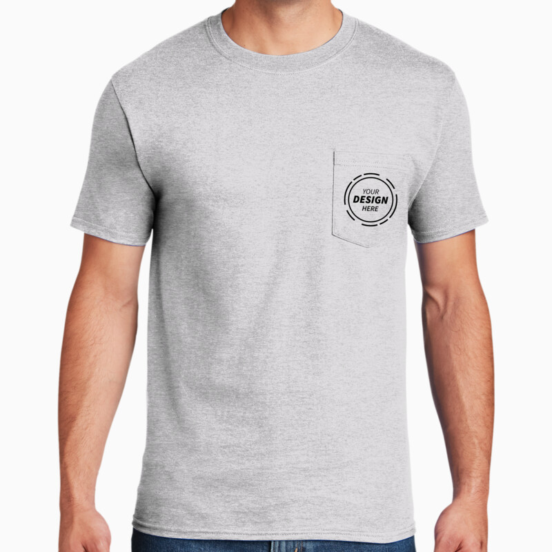 Hanes Beefy-T® Pocket T-Shirt 5190 Beefy-T® Pocket T-Shirt Thumbnail