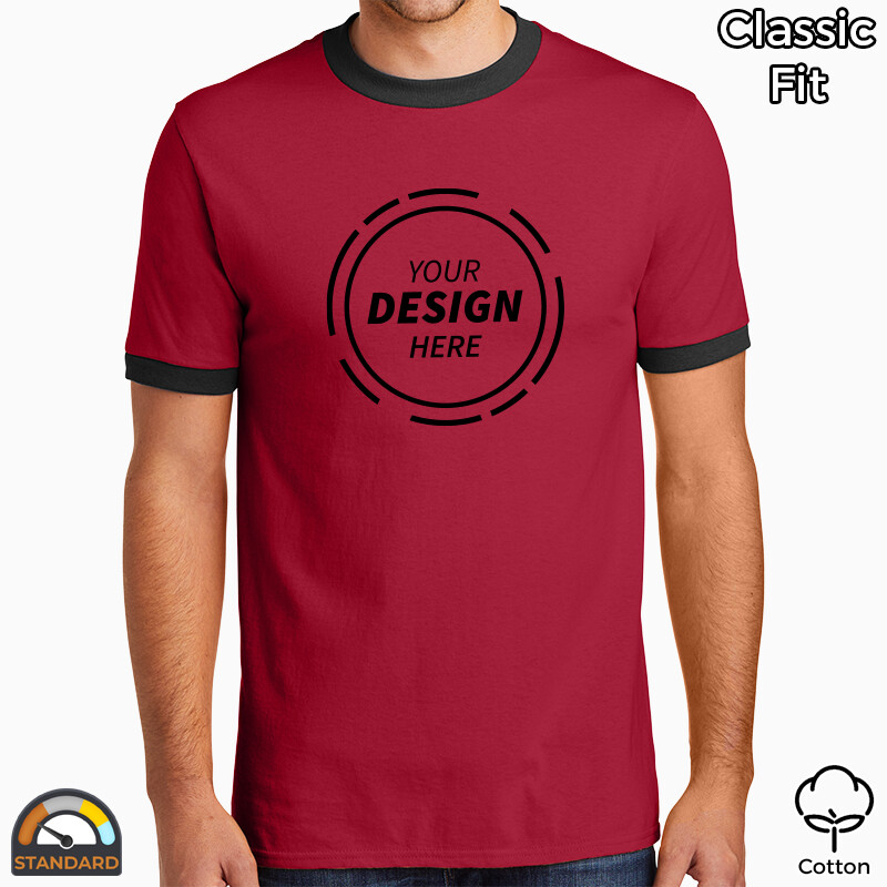 Port & Company Core Cotton Ringer Tee PC54R Core Cotton Ringer Tee Thumbnail