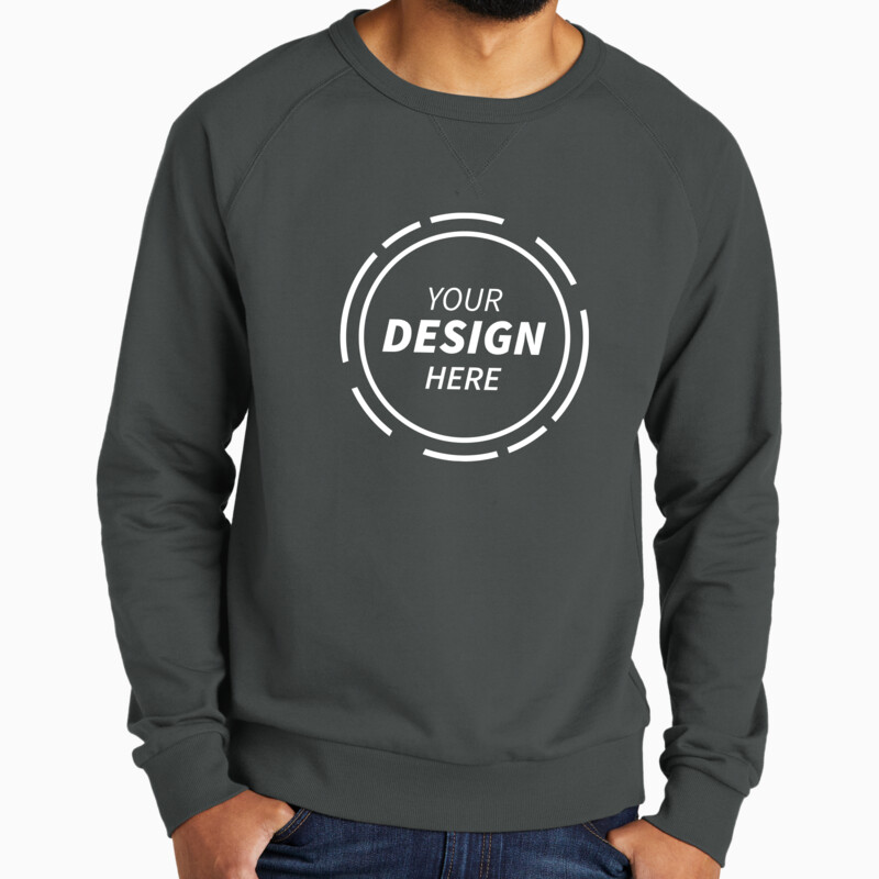 AllMade Unisex Organic French Terry Crewneck Sweatshirt AL4004 Unisex Organic French Terry Crewneck Sweatshirt Thumbnail