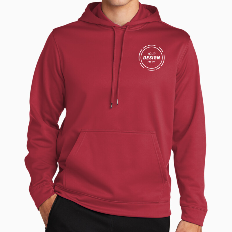 Sport Tek Sport Wick ® Fleece Hooded Pullover F244 Sport Wick ® Fleece Hooded Pullover Thumbnail