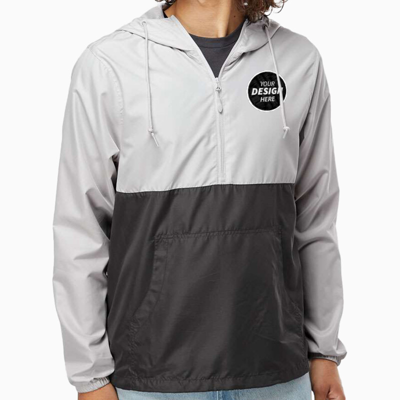 Independent Trading Co. Lightweight Quarter-Zip Windbreaker Pullover Jacket EXP54LWP Lightweight Quarter-Zip Windbreaker Pullover Jacket Thumbnail