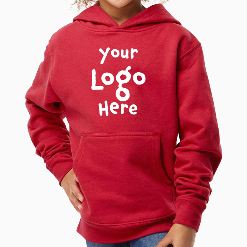Youth Midweight Hooded Sweatshirt Thumbnail