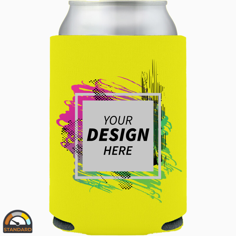 Foam Collapsible Can Cooler (Multi-Color Print) Thumbnail