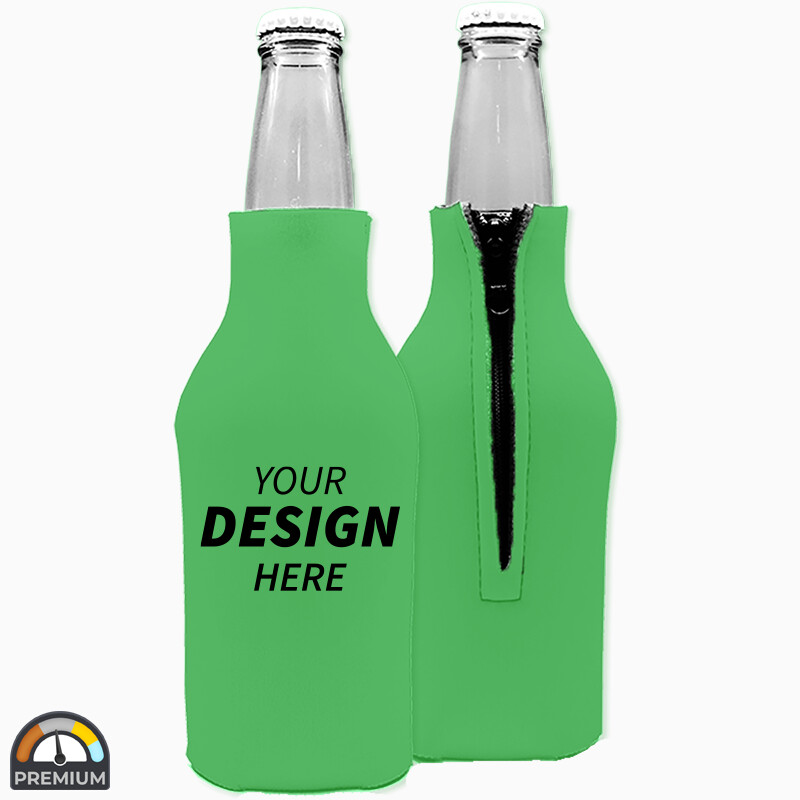 Zipper Bottle Cooler (1-Color Print) Thumbnail