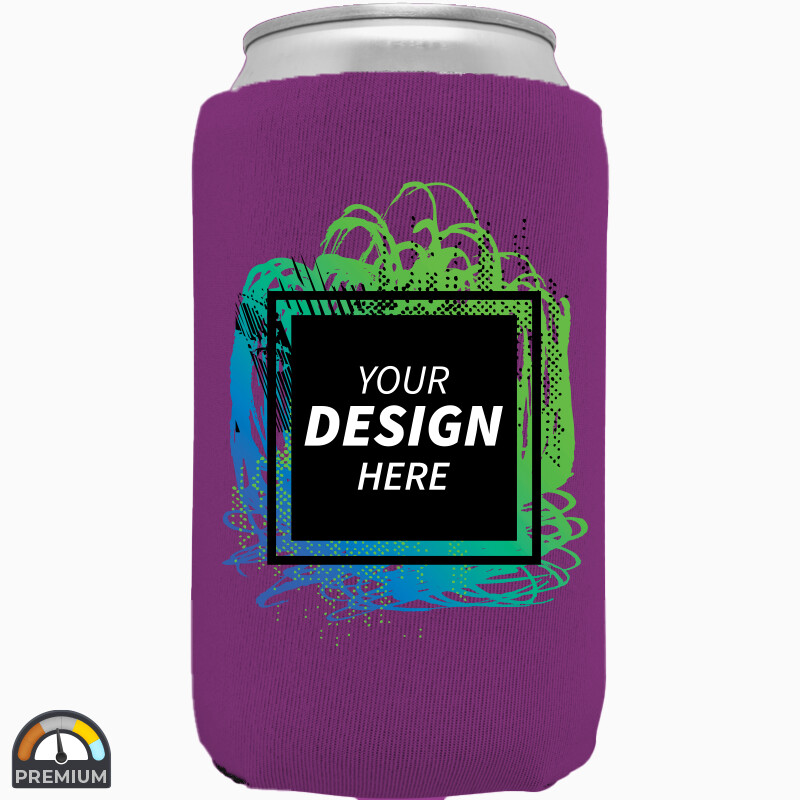 Neoprene Collapsible Can Cooler (Multi-Color Print) Thumbnail