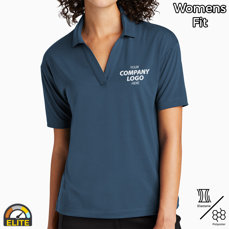 Mercer+Mettle Women's Stretch Jersey Polo MM1015 Women's Stretch Jersey Polo Thumbnail