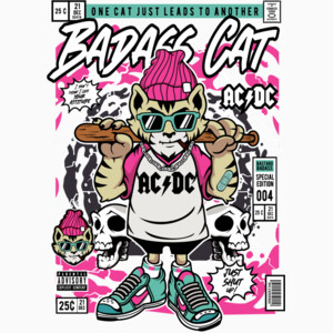 Badass Cat Thumbnail